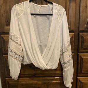 Free people embroidered blouse